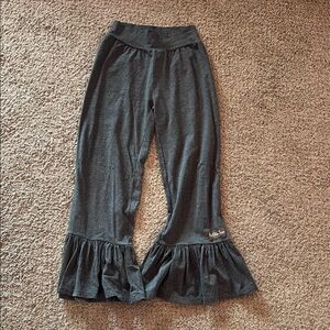 Matilda Jane Charcoal Ruffle Pants